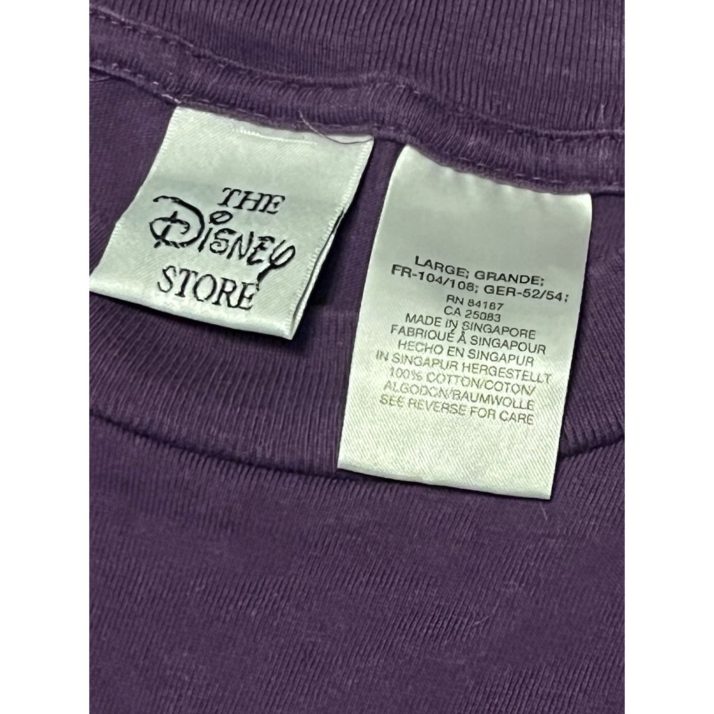 Vintage Disney Store Tigger Embroidered Pocket Shirt Size Large Purple - Picture 4 of 5